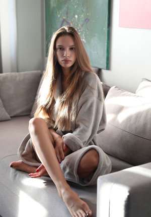 18 year old girl July loses her vaginal and anal virginity at the same time